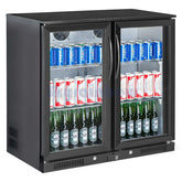 2 HINGED DOOR BACK BAR COOLER - Mabrook Hotel Supplies